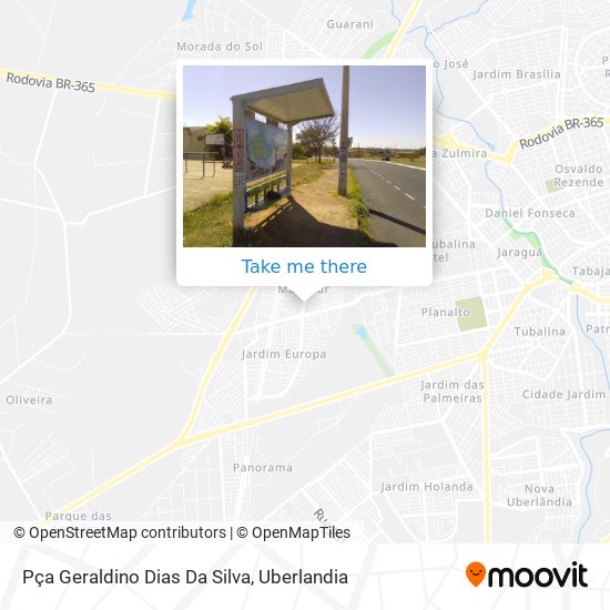 Pça Geraldino Dias Da Silva map