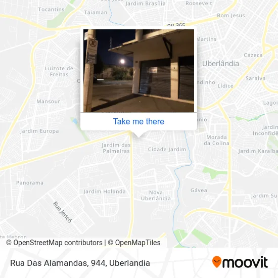 Rua Das Alamandas, 944 map