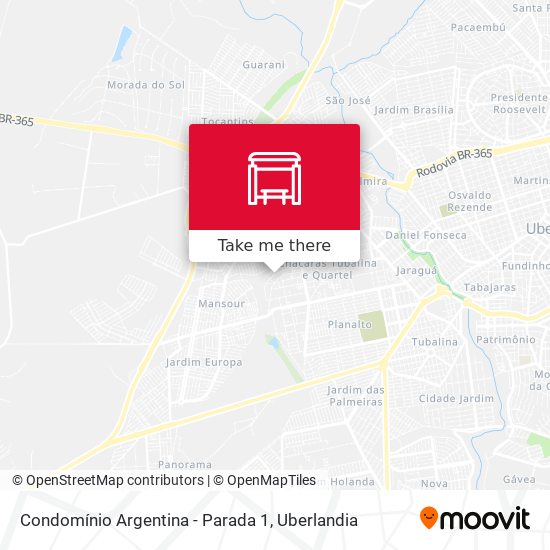 Condomínio Argentina - Parada 1 map
