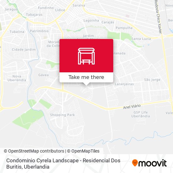 Mapa Condomínio Cyrela Landscape - Residencial Dos Buritis