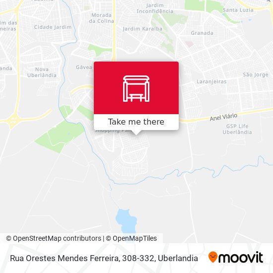 Mapa Rua Orestes Mendes Ferreira, 308-332