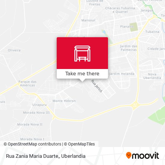 Rua Zania Maria Duarte, map