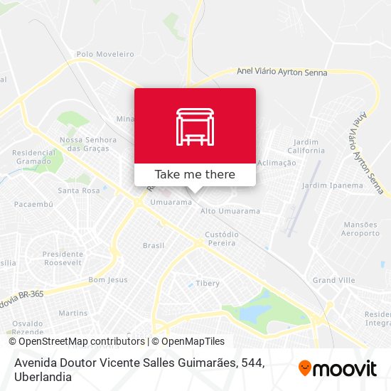 Avenida Doutor Vicente Salles Guimarães, 544 map