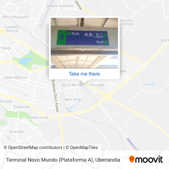 Terminal Novo Mundo (Plataforma A) map