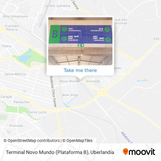 Terminal Novo Mundo (Plataforma B) map