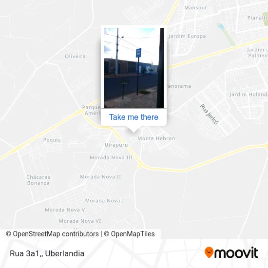Rua 3a1, map
