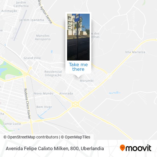 Mapa Avenida Felipe Calixto Milken, 800