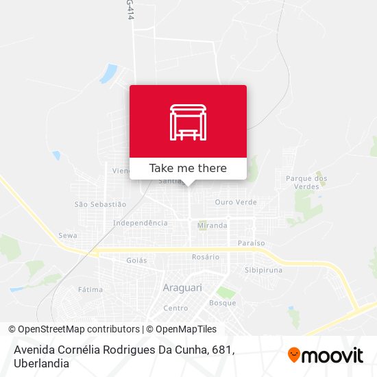 Avenida Cornélia Rodrigues Da Cunha, 681 map