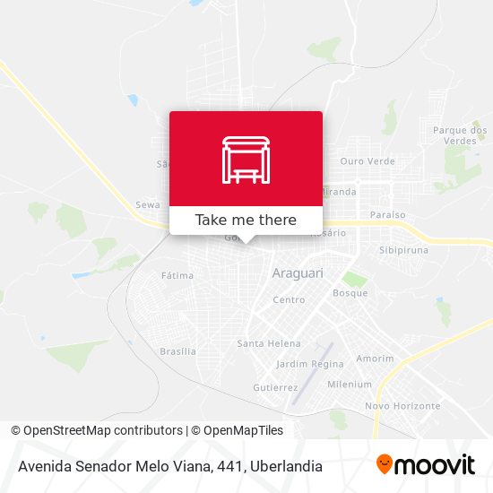 Mapa Avenida Senador Melo Viana, 441