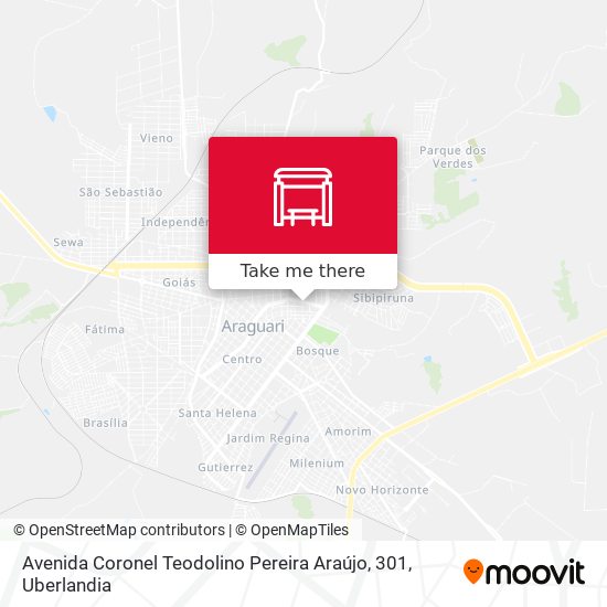 Mapa Avenida Coronel Teodolino Pereira Araújo, 301