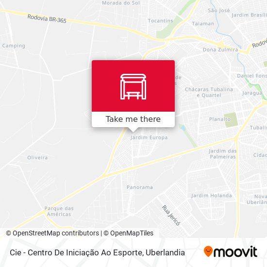 Cie - Centro De Iniciação Ao Esporte map