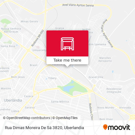 Rua Dimas Moreira De Sá 3820 map