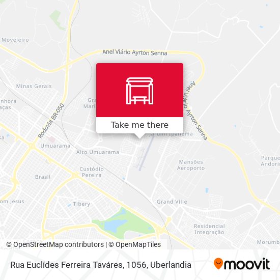 Rua Euclídes Ferreira Taváres, 1056 map