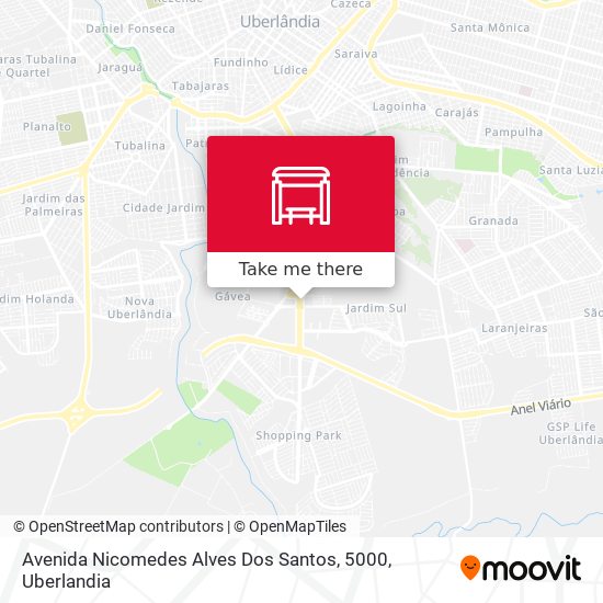 Mapa Avenida Nicomedes Alves Dos Santos, 5000