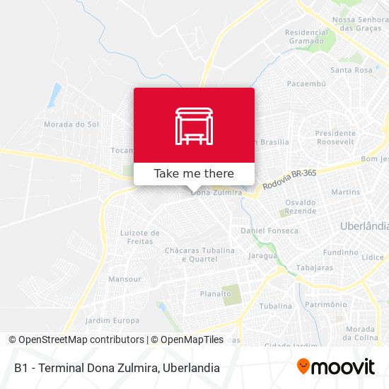 Mapa B1 - Terminal Dona Zulmira