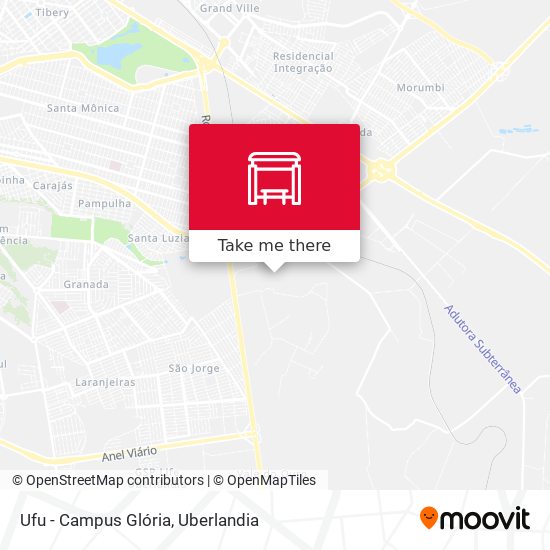 Ufu - Campus Glória map