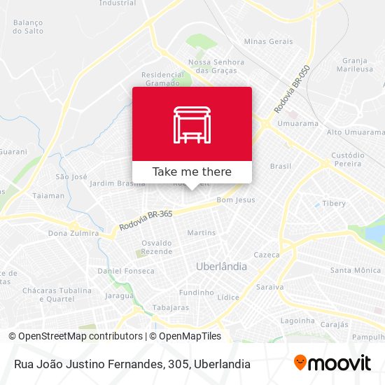 Mapa Rua João Justino Fernandes, 305