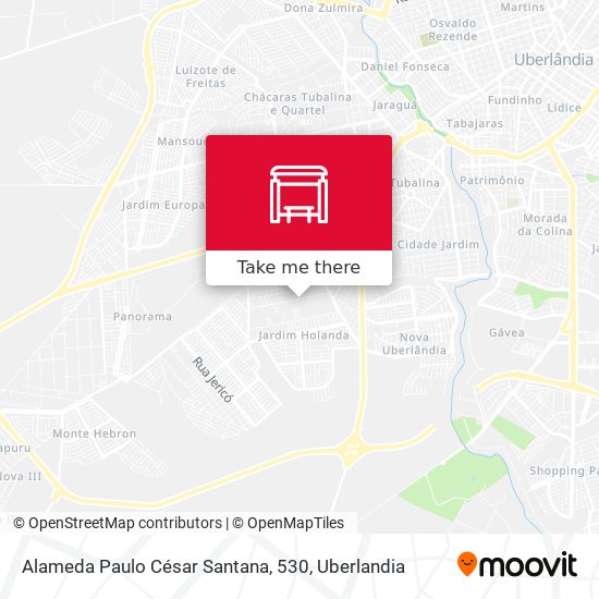 Alameda Paulo César Santana, 530 map