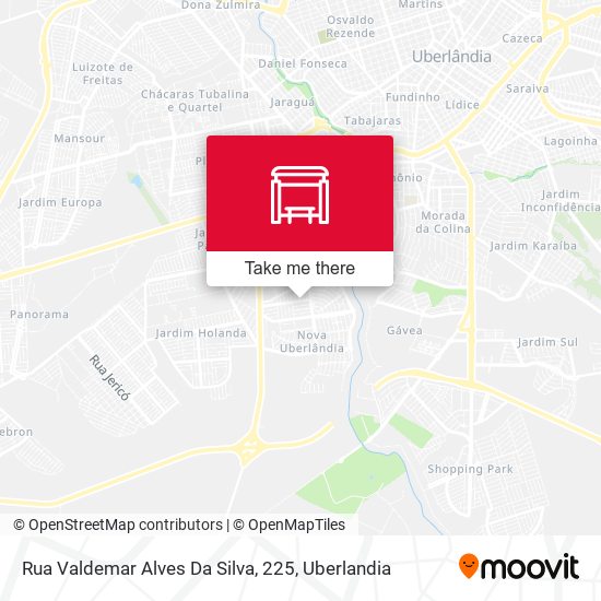 Rua Valdemar Alves Da Silva, 225 map