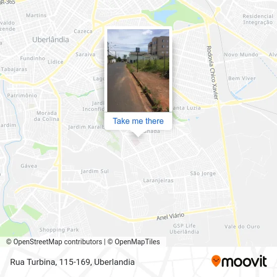 Rua Turbina, 115-169 map