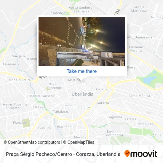 Praça Sérgio Pacheco / Centro - Corazza map