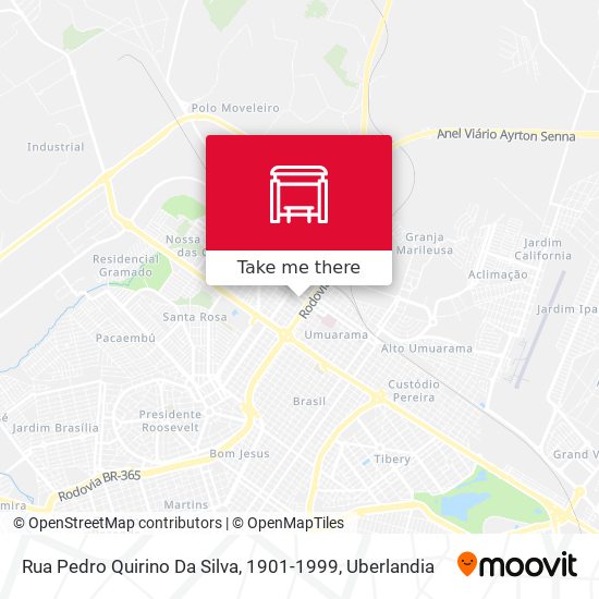 Mapa Rua Pedro Quirino Da Silva, 1901-1999