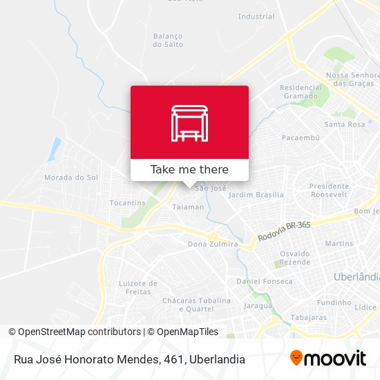 Rua José Honorato Mendes, 461 map