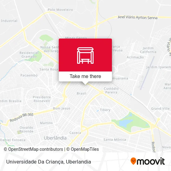 Universidade Da Criança map