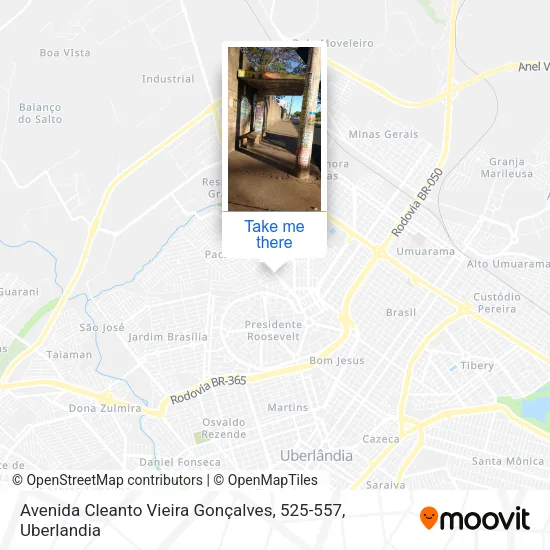 Avenida Cleanto Vieira Gonçalves, 525-557 map