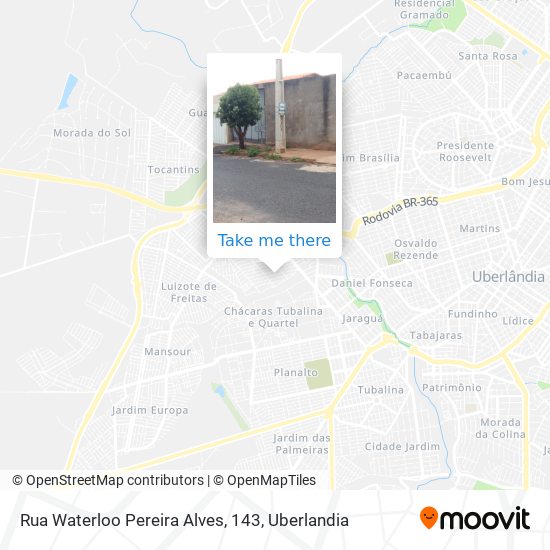 Mapa Rua Waterloo Pereira Alves, 143