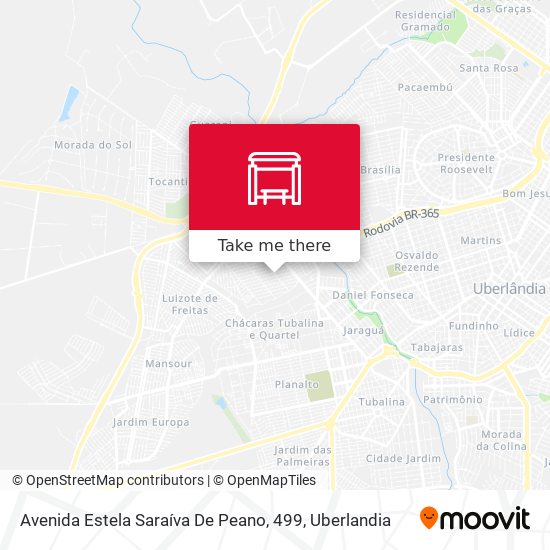 Avenida Estela Saraíva De Peano, 499 map