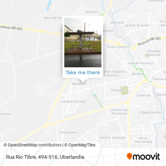 Mapa Rua Rio Tibre, 494-516