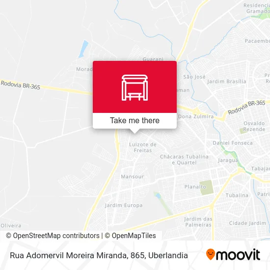 Rua Adomervil Moreira Miranda, 865 map