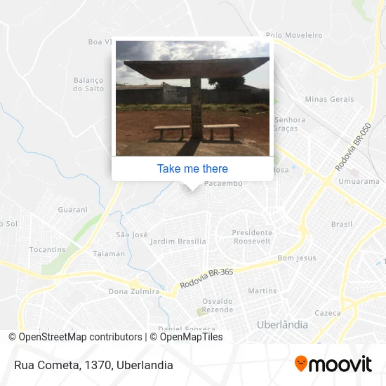 Rua Cometa, 1370 map