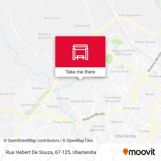 Rua Hebert De Souza, 67-125 map