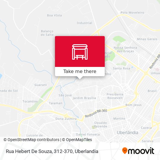 Mapa Rua Hebert De Souza, 312-370