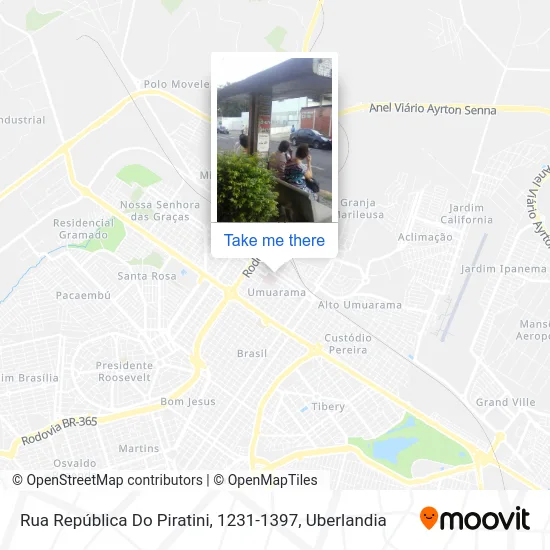 Rua República Do Piratini, 1231-1397 map