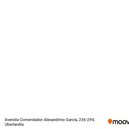 Mapa Avenida Comendador Alexandrino García, 236-294