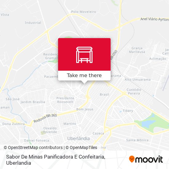 Sabor De Minas Panificadora E Confeitaria map