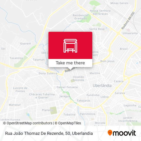 Rua João Thomaz De Rezende, 50 map