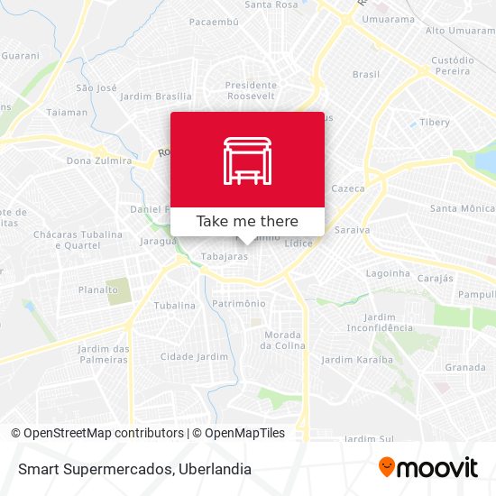 Smart Supermercados map