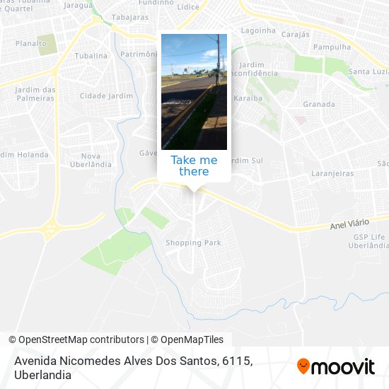 Mapa Avenida Nicomedes Alves Dos Santos, 6115