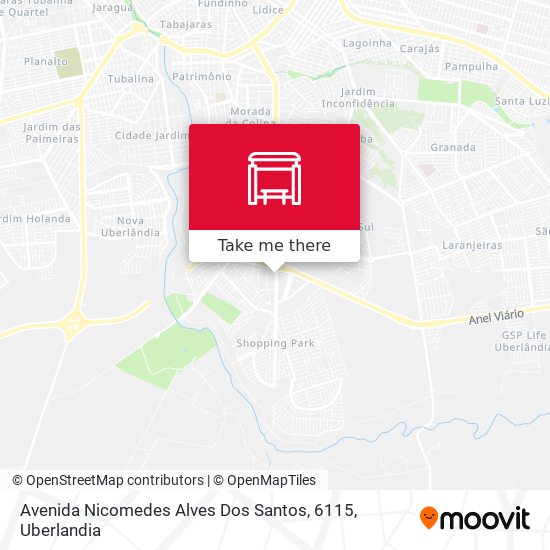 Mapa Avenida Nicomedes Alves Dos Santos, 6115