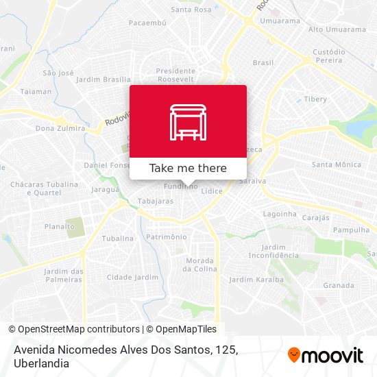 Mapa Avenida Nicomedes Alves Dos Santos, 125