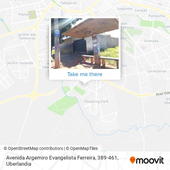 Mapa Avenida Argemiro Evangelista Ferreira, 389-461