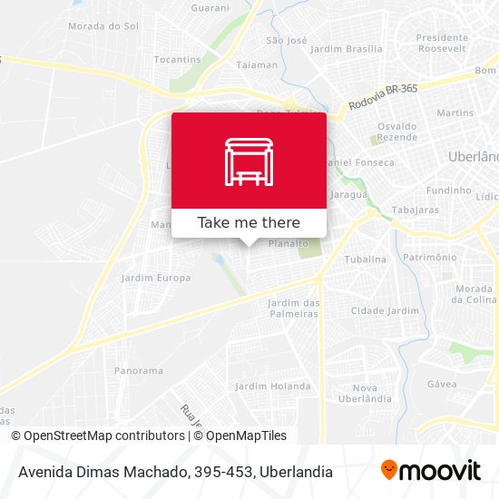 Mapa Avenida Dimas Machado, 395-453