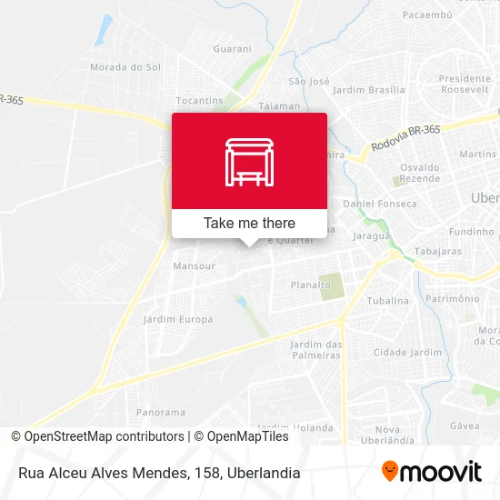 Rua Alceu Alves Mendes, 158 map