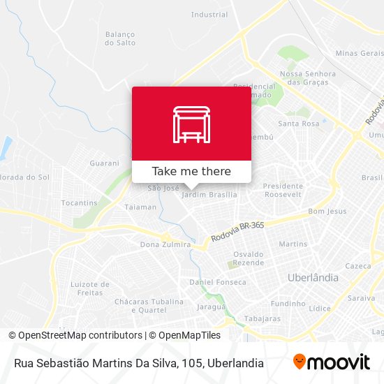 Rua Sebastião Martins Da Silva, 105 map
