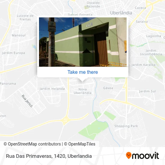 Rua Das Primaveras, 1420 map