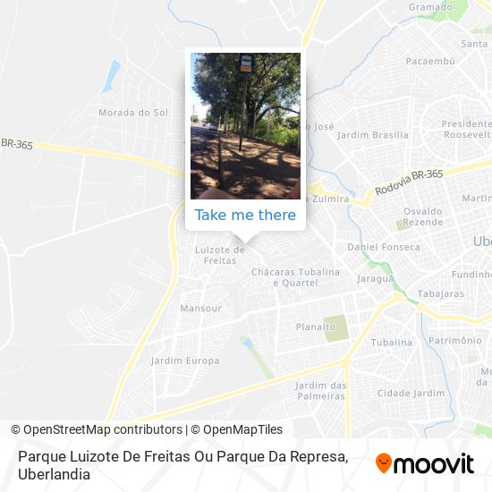 Mapa Parque Luizote De Freitas Ou Parque Da Represa